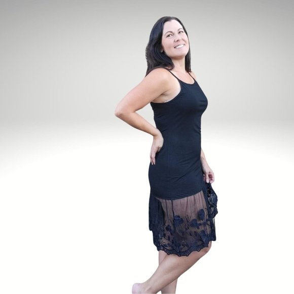 Stop and Smell the Roses Black Lace Dress Extender - Picture 3 of 7